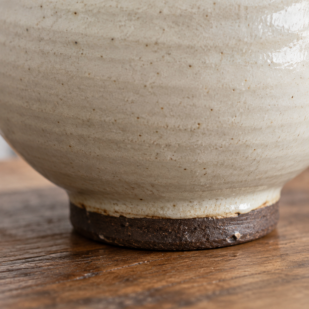 The Full Moon Jar — Hand-Thrown Ivory Stoneware Vase