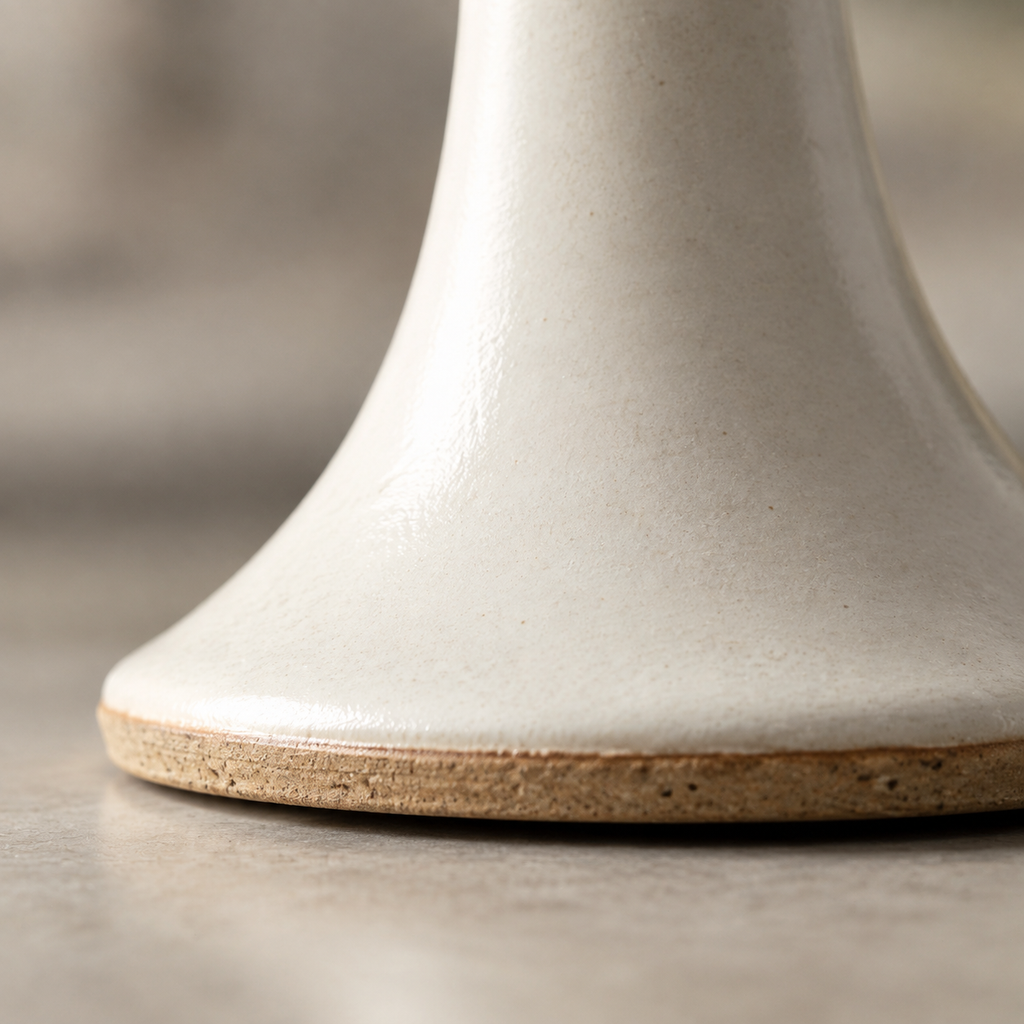 The High Stand — Hand-Thrown Ivory Porcelain Serving Stand