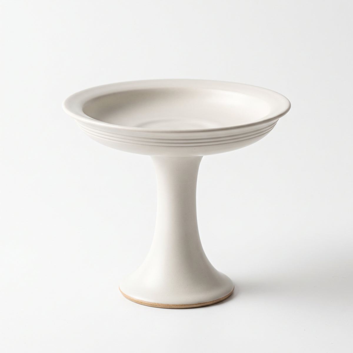 The High Stand — Hand-Thrown Ivory Porcelain Serving Stand
