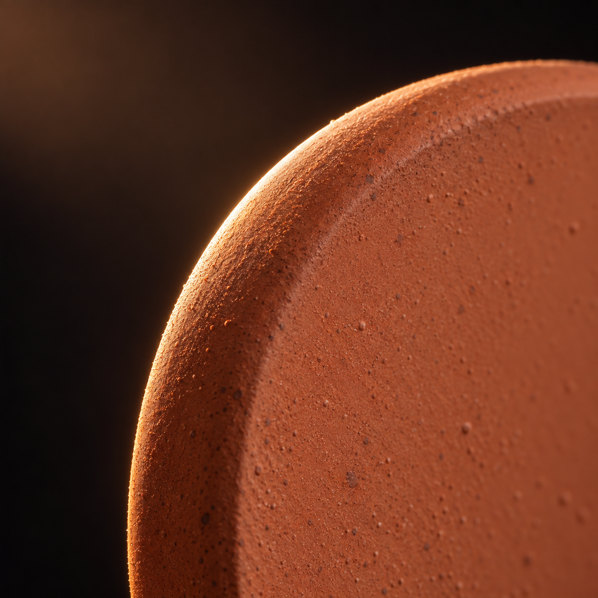 Dusk Horizon — Handcrafted Terracotta & Walnut Incense Holder